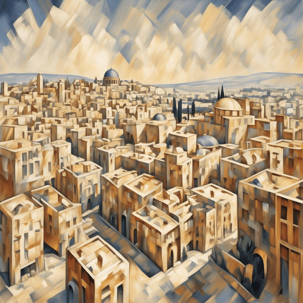 Jerusalem, Looking to Mount Scopus – David Bomberg
