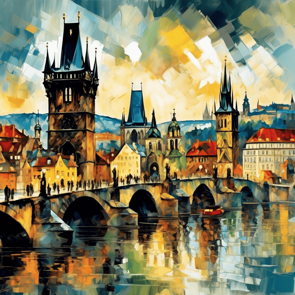 Charles Bridge – Oskar Kokoschka