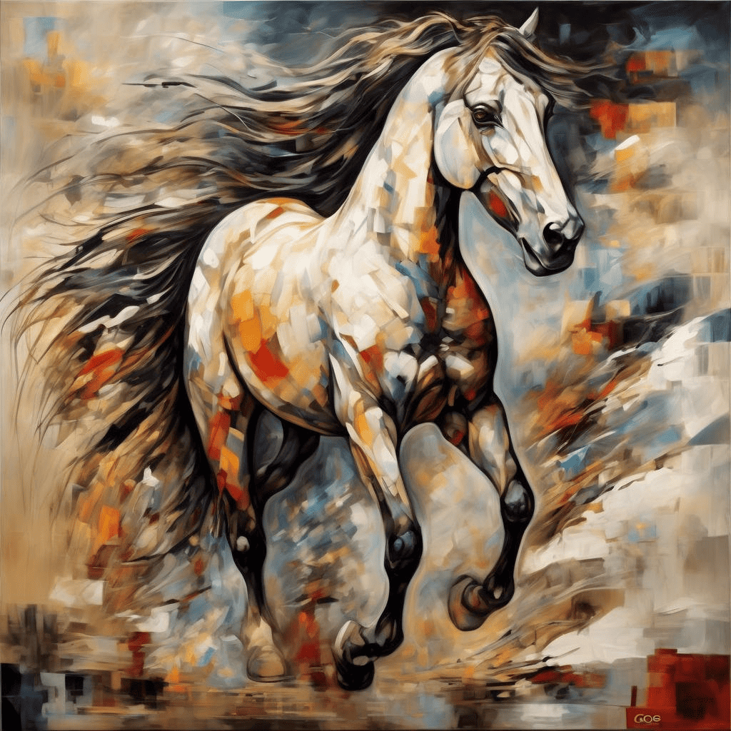 Horse blanket – Sue Coe