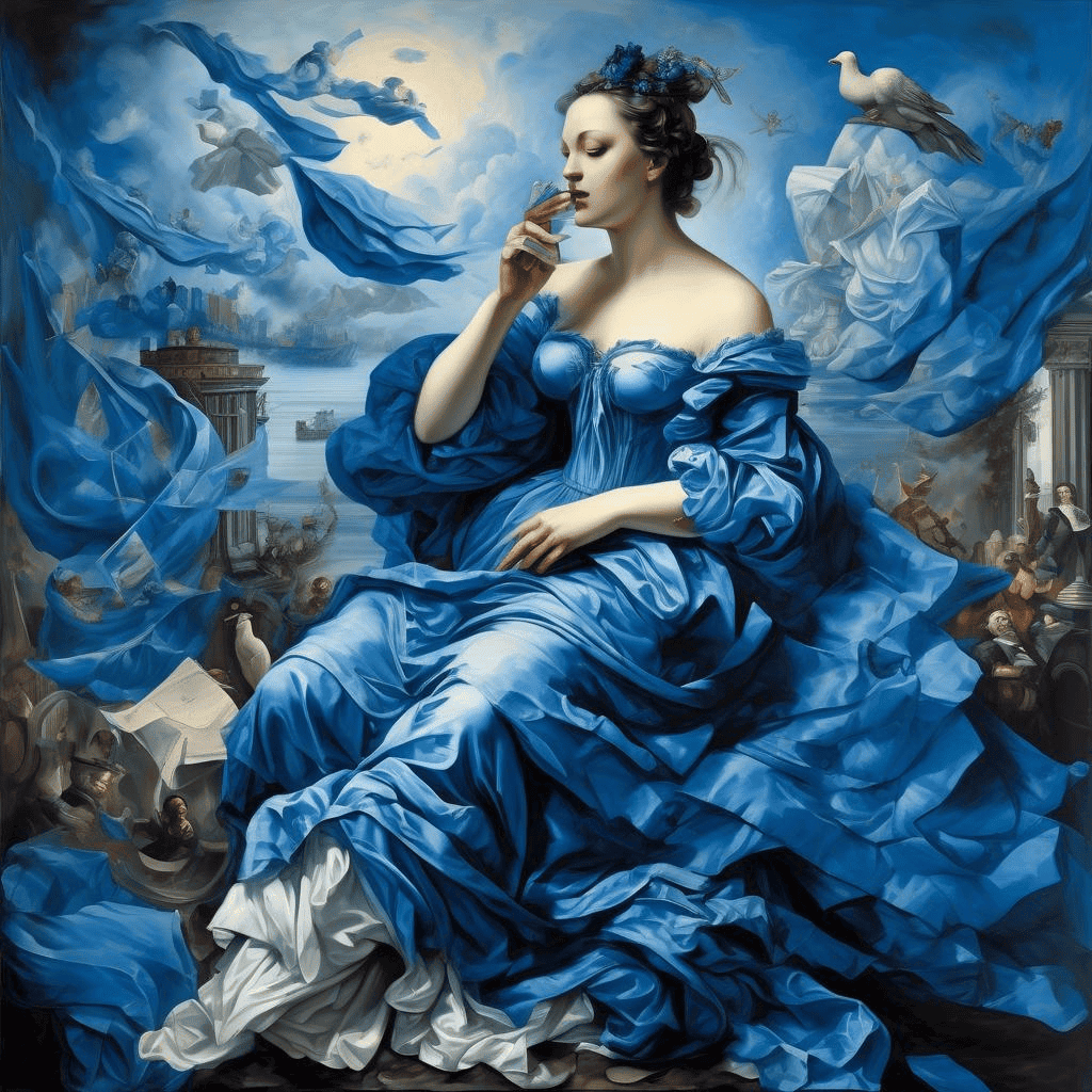 Blue Danube – Valerio Adami
