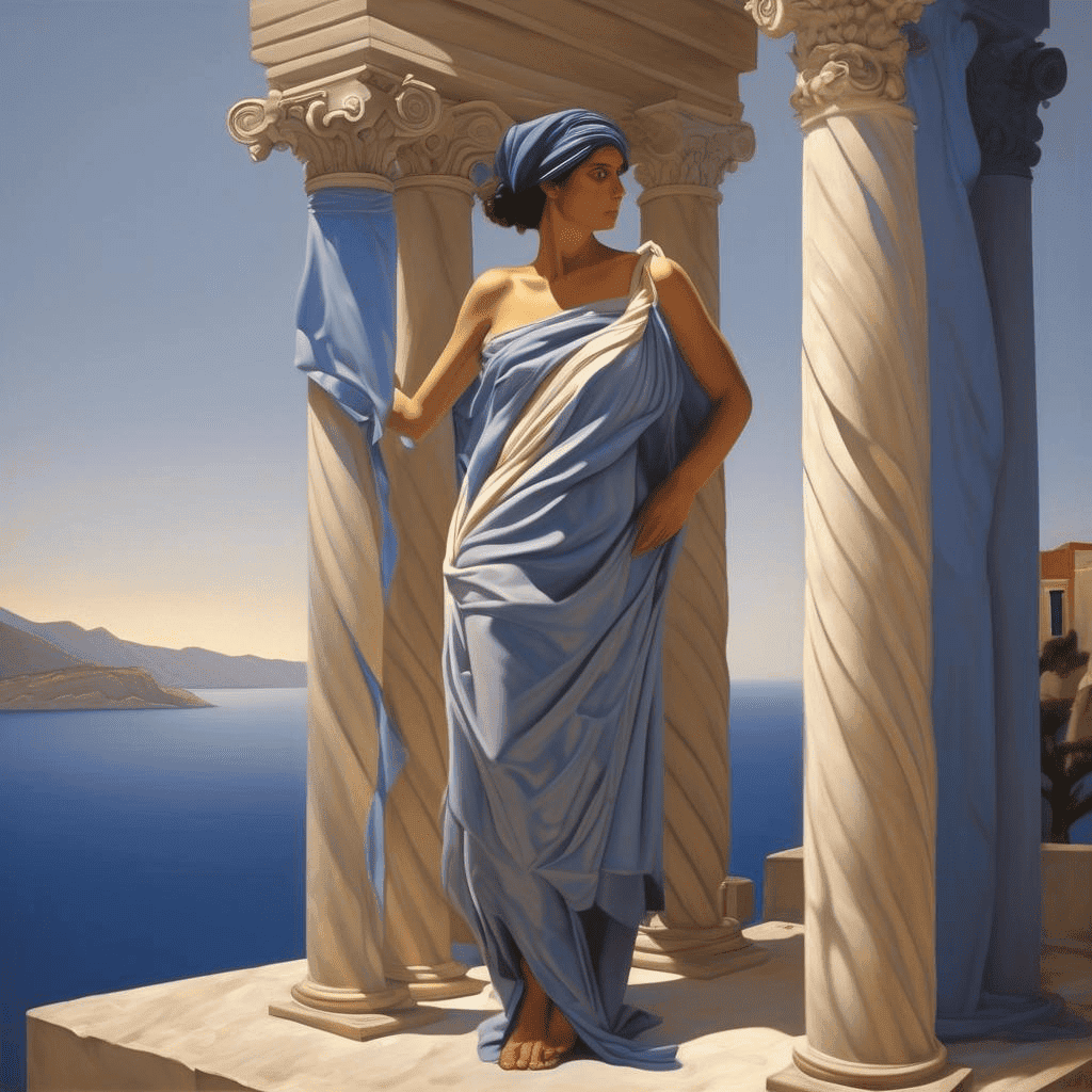 Symi (Thrown Drapery) – David Ligare